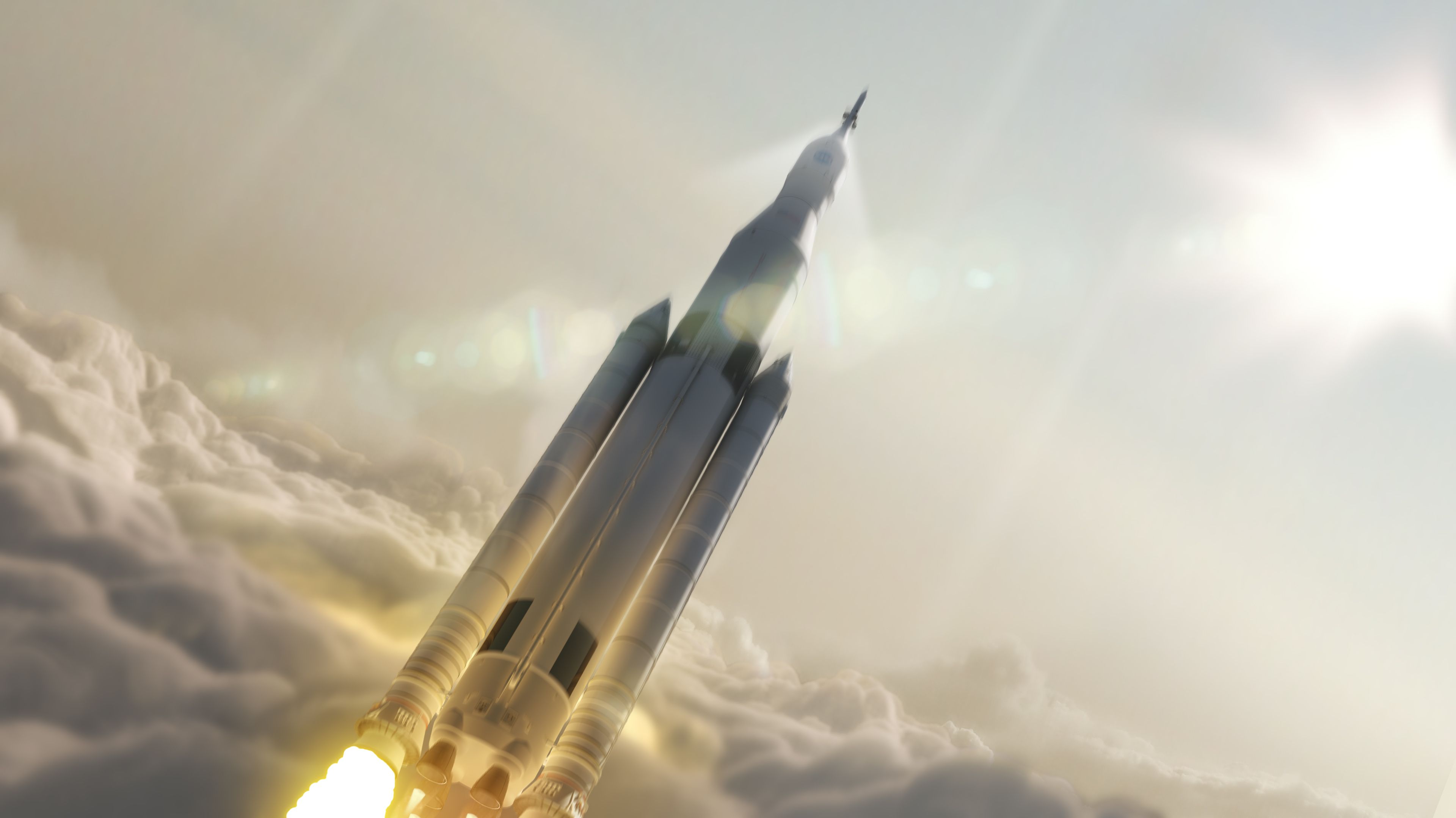 Falcon Heavy Rocket SpaceX 4K859369433